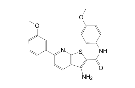 3-amino-6-(3-methoxyphenyl)-N-(4-methoxyphenyl)thieno[2,3-b]pyridine-2-carboxamide