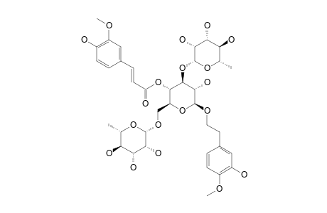 2-(3-HYDROXY-4-METHOXYPHENYL)-ETHYL-O-(ALPHA-L-RHAMNOSYL)-(1->3)-O-(ALPHA-L-RHAMNOSYL)-(1->6)-4-O-(E)-FERULOYL-BETA-D-GLUCOPYRANOSIDE