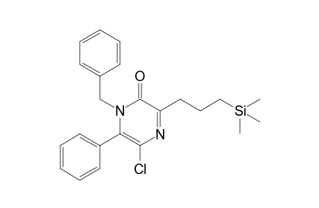 1-Benzyl-5-chloro-6-phenyl-3-[3-(trimethylsilyl)propyl]-2(1H)-pyrazinone