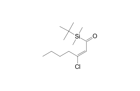 1-(TERT.-BUTYLDIMETHYLSILYL)-3-CHLORO-3-BUTYL-2-PROPEN-1-ONE