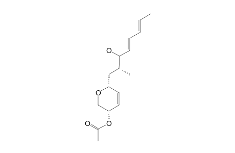 [2-R-[2-ALPHA-(S*,S*R*),5-ALPHA]-(E,E)]-1-[5-(ACETYLOXY)-5,6-DIHYDRO-2H-PYRAN-2-YL]-2-METHYL-4,6-OCTADIEN-3-OL