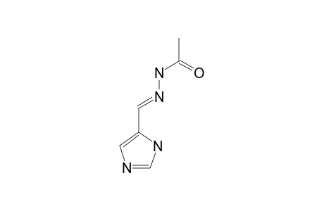 4(5)-IMM;(E)-4(5)-IMIDAZOLE-CARBOXALDEHYDE-ACETYL-HYDRAZONE;ENOL-FORM