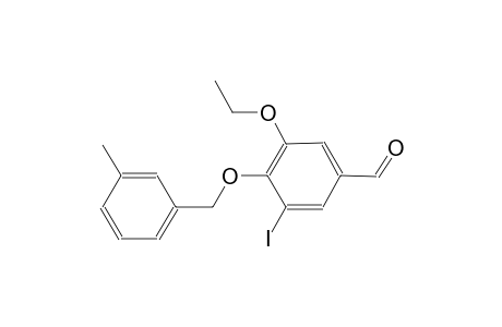 benzaldehyde, 3-ethoxy-5-iodo-4-[(3-methylphenyl)methoxy]-