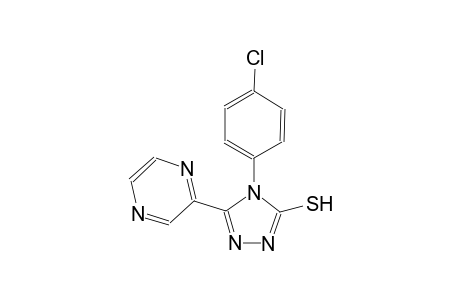 4H-1,2,4-triazole-3-thiol, 4-(4-chlorophenyl)-5-pyrazinyl-