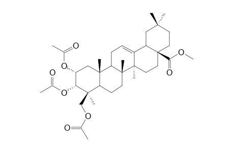 Methyl-2.alpha.,3.alpha.,24-triacetoxy-olean-12-ene-28-oate