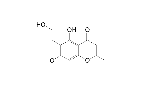 5-HYDROXY-6-(2-HYDROXYETHYL)-7-METHOXY-2-METHYL-4-CHROMANONE