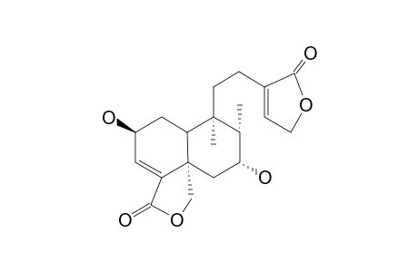 2B,7A-DIHYDROXY-ENT-CLERODAN-3,13-DIEN-18,19:16,15-DIOLIDE