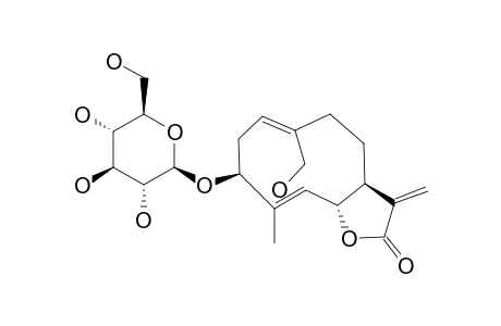 3-BETA,14-DIHYDROXY-COSTUNOLIDE-3-O-BETA-GLUCOPYRANOSIDE