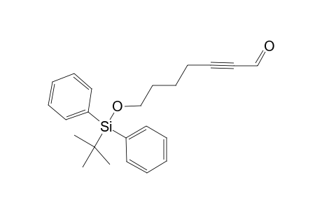 7-(TERT.-BUTYL-DIPHENYL-SILANYLOXY)-HEPT-2-YNAL