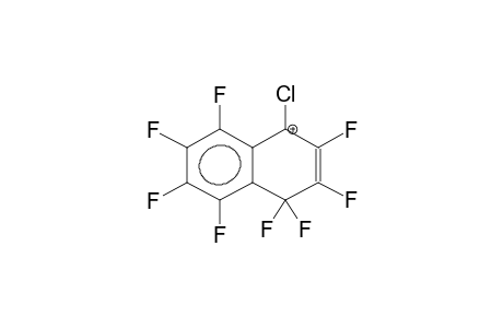 4-CHLOROPERFLUORO-1-NAPHTHALENONIUM CATION