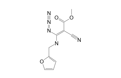 3-AZIDO-2-CYANO-3-(2-FURFURYLAMINO)-ACRYLIC-ACID,METHYLESTER