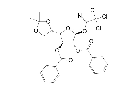 O-(2,3-DI-O-BENZOYL-5,6-O-ISOPROPYLIDENE-D-GALACTOFURANOSYL)-TRICHLOROACETIMIDATE