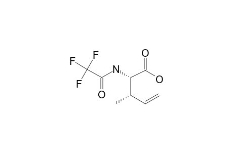 (2S,3S)-3-METHYL-2-(2,2,2-TRIFLUOROACETAMIDO)-PENT-4-ENOIC-ACID