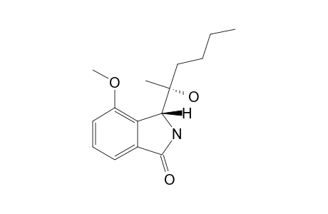 3-(1-HYDROXY-1-METHYLPENTYL)-4-METHOXY-ISOINDOLIN-1-ONE;ALPHA-(R*)-(3R*)-ISOMER