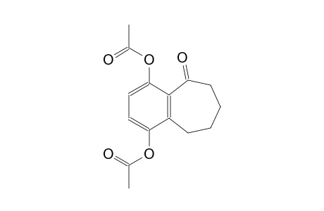 4-(acetyloxy)-5-oxo-6,7,8,9-tetrahydro-5H-benzo[a]cyclohepten-1-yl acetate