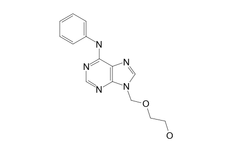 2-(6'-PHENYLAMINO-PURIN-9'-YLMETHOXY)-ETHANOL