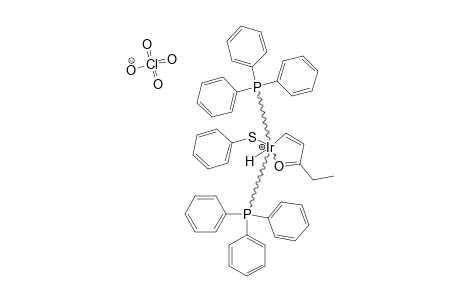 [IR-H-(SPH)[KAPA(2)-(C,O)-CH=CHC(ET)=O]-(PPH3)2]-CLO4