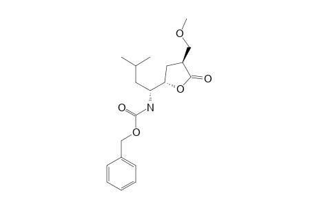 (3S,5S,1'S)-5-[1-(BENZYLOXYCARBONYLAMINO)-3-METHYLBUTYL]-3-METHOXYMETHYLTETRAHYDROFURAN-2-ONE