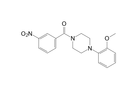 1-(o-methoxyphenyl)-4-(m-nitrobenzoyl)piperazine