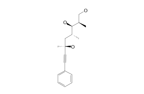 (2R*,3R*,4R*,6S*)-2,4,6-TRIMETHYL-8-PHENYLOCT-7-YNE-1,36-TRIOL