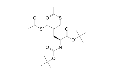 5,5-DIACETYL-(S)-N-BOC-5,5'-DIMERCAPTOLEUCINE-TERT.-BUTYLESTER