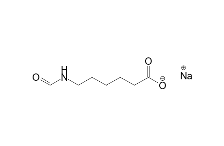 Hexanoic acid, 6-(formylamino)-, sodium salt