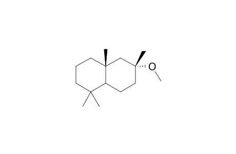 (+/-)-1,2,3,4,4A,5,6,7,8,8A-ALPHA-DECAHYDRO-6-ALPHA-METHOXY-1,1,4A-BETA,6-BETA-TETRAMETHYLNAPHTHALENE