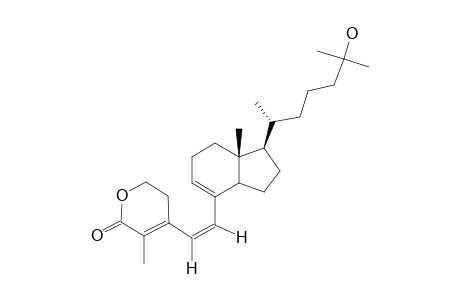 (6Z)-9,10-SECO-25-HYDROXY-CHOLESTA-5(10),6,8-TRIENE-2-OXA-1-ONE;(VITAMIN-D-DERIVATIVE)