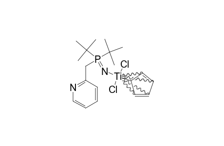 (5-ETA-C5H5)-TICL2-[N-P-(TERT.-BUTYL)2-(2-CH2-PY)]