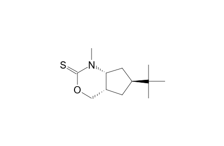 (4R*,5S*,8S*)-8-TERT.-BUTYL-3-METHYLCYCLOPENTA-[D]-TETRAHYDRO-1,3-OXAZIN-2-THIONE