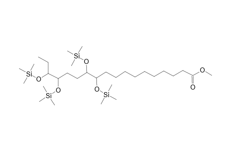 Octadecanoic acid, 11,12,15,16-tetrakis[(trimethylsilyl)oxy]-, methyl ester