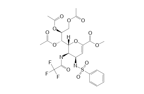 METHYL-7,8,9-TRI-O-ACETYL-2,6-ANHYDRO-3,4,5-TRIDEOXY-4-[(PHENYL-SULFONYL)-AMINO]-5-[(TRIFLUOROACETYL)-AMINO]-D-GLYCERO-D-TALO-NON-2-ENOATE