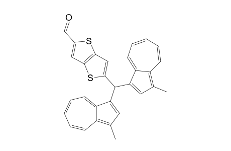 5-[BIS-(3-METHYL-1-AZULENYL)-METHYL]-2-THIENO-[3,2-B]-THIOPHENECARBALDEHYDE