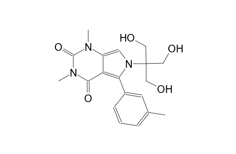 6-[2-hydroxy-1,1-bis(hydroxymethyl)ethyl]-1,3-dimethyl-5-(3-methylphenyl)-1H-pyrrolo[3,4-d]pyrimidine-2,4(3H,6H)-dione