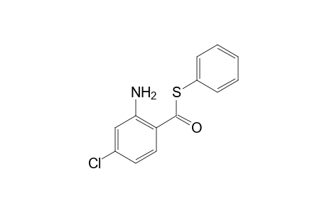 S-Phenyl 2-amino-4-chlorobenzothioate