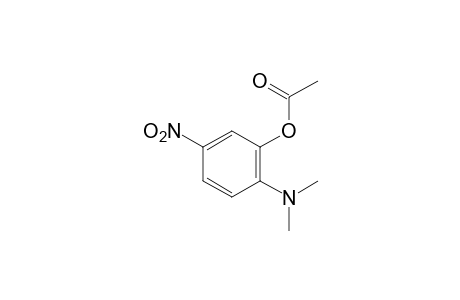 2-(dimethylamino)-5-nitrophenol, acetate (ester)