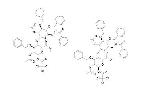 #34;O-[METHYL-4-O-(2-ACETAMIDO-6-O-BENZOYL-3,4-DI-O-BENZYL-2-DEOXY-ALPHA-D-GLUCOPYRANOSYL)-2-O-ACETYL-3-O-BENZYL-ALPHA,BETA-L-IDOPYRANURONATE]-TRICHLOROACETIMI