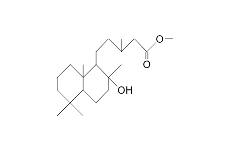 1-Naphthalenepentanoic acid, decahydro-2-hydroxy-.beta.,2,5,5,8a-pentamethyl-, methyl ester, [1S-[1.alpha.(S*),2.beta.,4a.beta.,8a.alpha.]]-