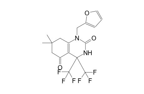 1-(2-furylmethyl)-7,7-dimethyl-4,4-bis(trifluoromethyl)-4,6,7,8-tetrahydro-2,5(1H,3H)-quinazolinedione