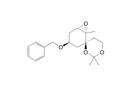 (6-R,7-S,8-S,10-S)-10-BENZYLOXY-7,8-EPOXY2,2,7-TRIMETHYL-1,3-DIOXASPIRO-[5.5]-UNDECANE