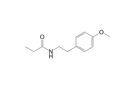 N-[2-(4-methoxyphenyl)ethyl]propanamide