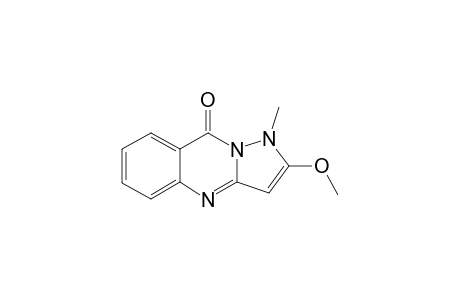 2-METHOXY-1-METHYL-PYRAZOLO-[5,1-B]-QUINAZOLINE-9(1H)-ONE