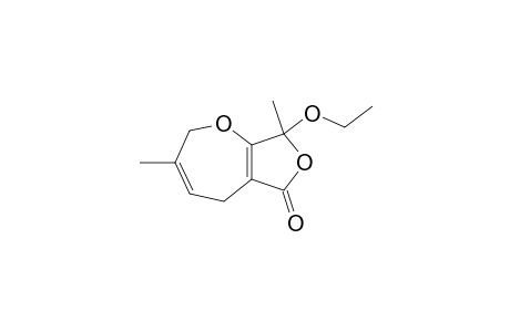 3-ETHOXY-3,6-DIMETHYL-5,8-DIHYDRO-1(3H)-FURO-[3,4-B]-OXEPINONE