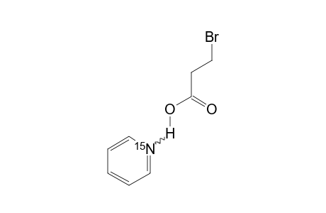 (3-BROMOPROPIONIC-ACID-PYRIDINE-(15)-N)-COMPLEX