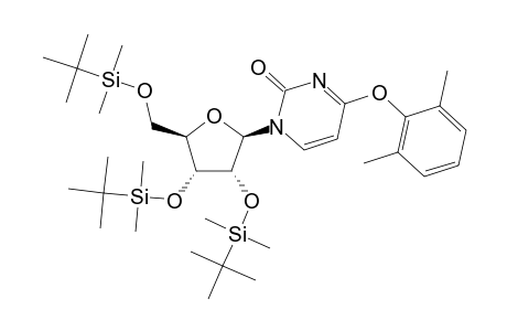 4-O-(2,6-DIMETHYLPHENYL)-2',3',5'-O-TRIS-(TERT.-BUTYLDIMETHYLSILYL)-URIDINE