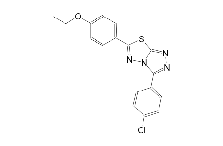 3-(4-chlorophenyl)-6-(4-ethoxyphenyl)[1,2,4]triazolo[3,4-b][1,3,4]thiadiazole