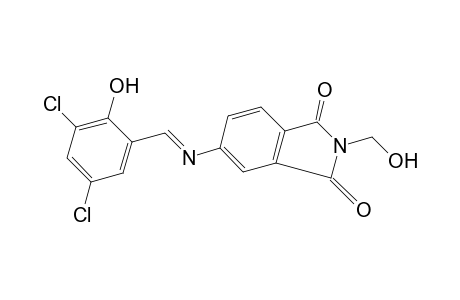 4-[(3,5-DICHLOROSALICYLIDENE)AMINO]-N-(HYDROXYMETHYL)PHTHALIMIDE