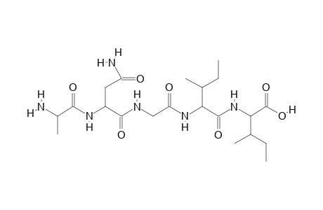 2-[[2-[[2-[[2-(alanylamino)-4-amino-4-keto-butanoyl]amino]acetyl]amino]-3-methyl-pentanoyl]amino]-3-methyl-valeric acid