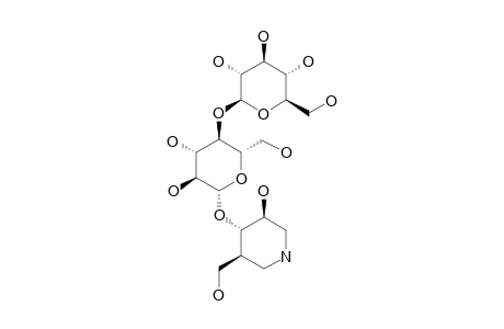 (3R,4R,5R)-4-[(BETA-D-GLUCOPYRANOSYL)-(1->4)-O-(BETA-D-GLUCOSYL)]-OXY-3-HYDROXY-5-(HYDROXYMETHYL)-PIPERIDINE