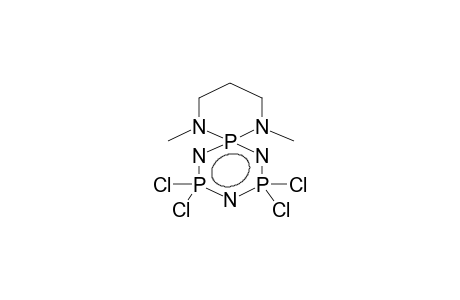 SPIRO[4,4,6,6-TETRACHLOROCYCLOTRIPHOSPHAZENE-2,2'-(1',3'-DIMETHYL-1',3',2'-DIAZAPHOSPHORINANE)]